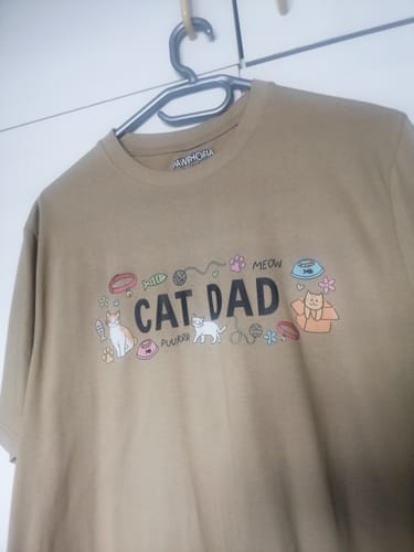 Customer photo review of Dog/Cat Mom/Dad T-SHIRT