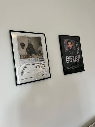 Customer photo review of Drake More Life Sound Wave Poster
