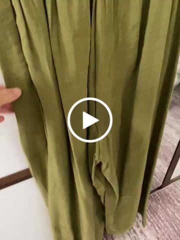 Customer video review of PİLELİ BOL PANTOLON