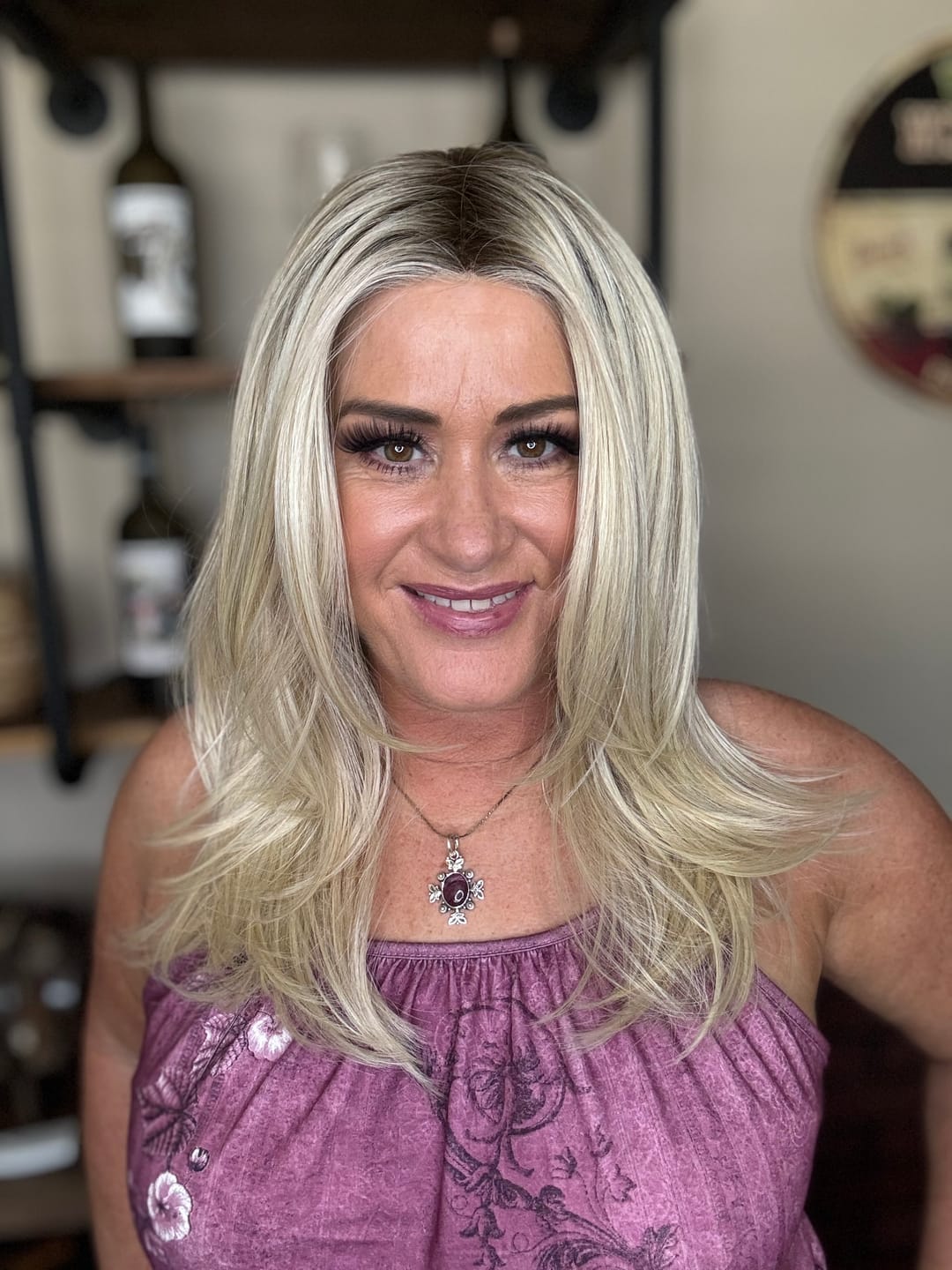 Customer photo review of GRAND ENTRANCE - Champagne Blonde