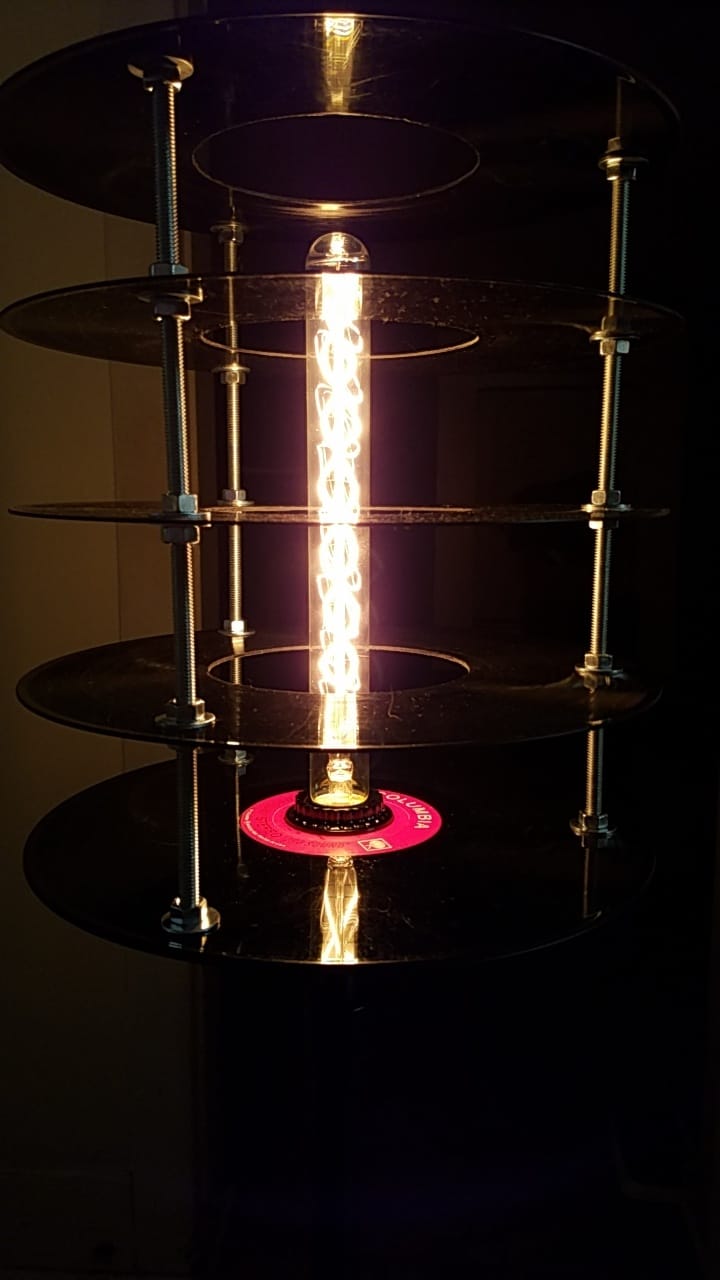 Customer photo review of Beacon Tube Vintage Bulb - 40 Watt - 11.75 in. Length - Clear