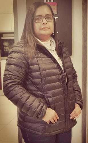 Customer photo review of Black Duck Down Puffer Jacket