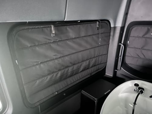 Customer photo review of Sprinter - 170wb Quarter Panel Shade (Passenger Side)