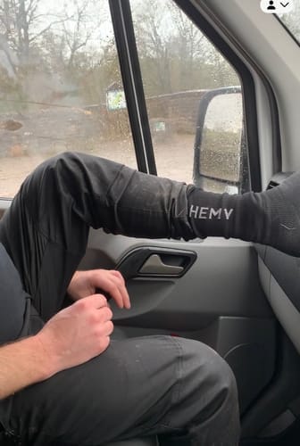 Customer photo review of HEMY Crew Waterproof Socks - Limited Edition - Pre-Order