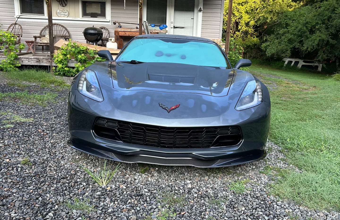 Customer photo review of Corvette C7 Stingray / Z51 Front Splitter | EOS Preformance Package
