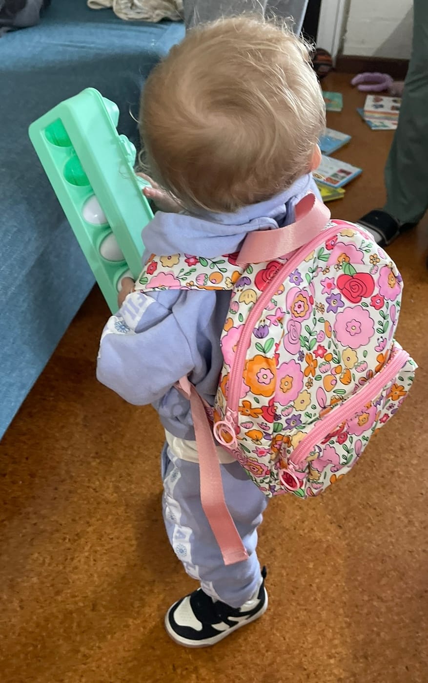 Customer photo review of Paloma mini backpack