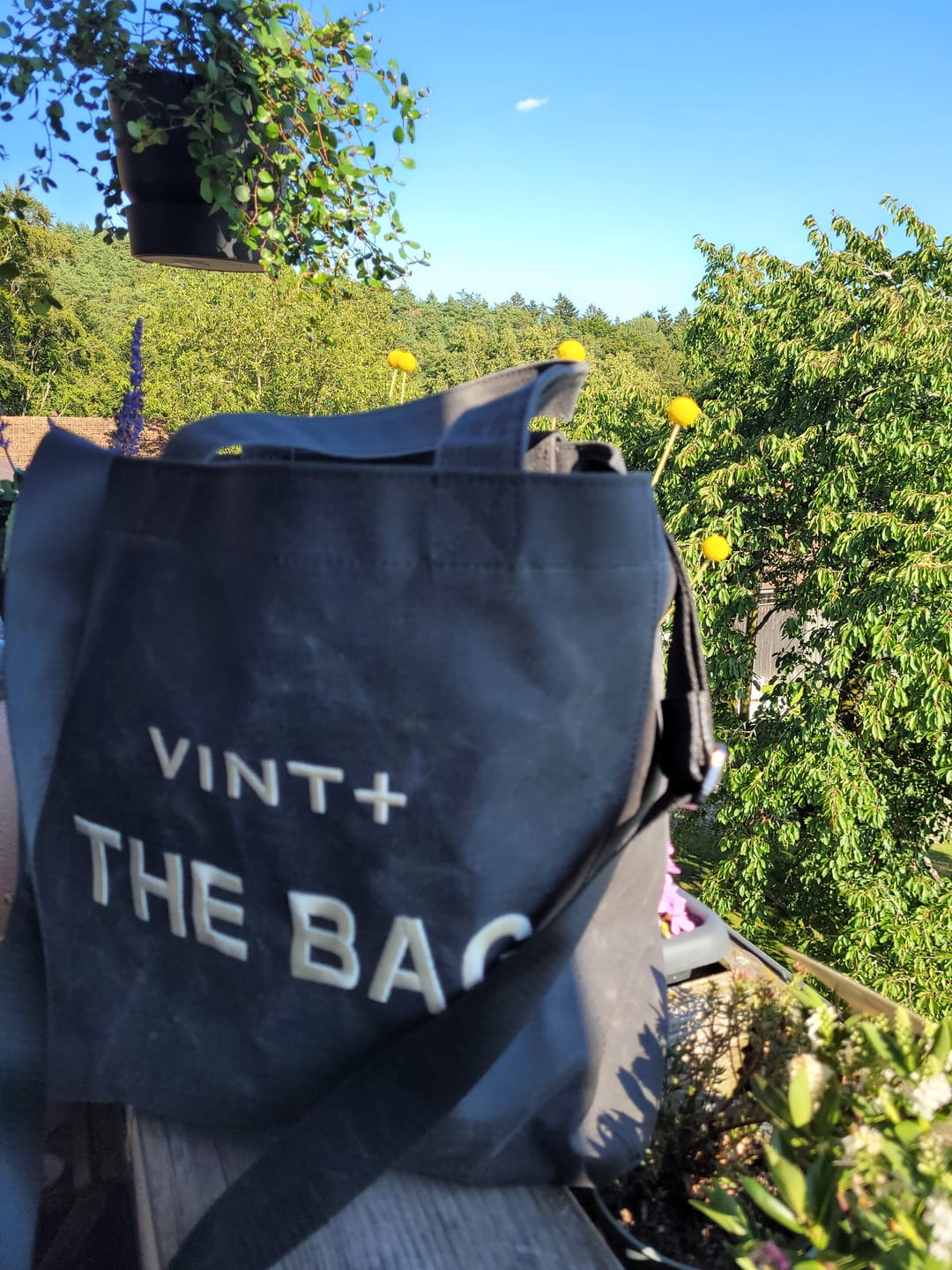 Customer photo review of CANVAS BAG - BIG - ANTHRAZIT