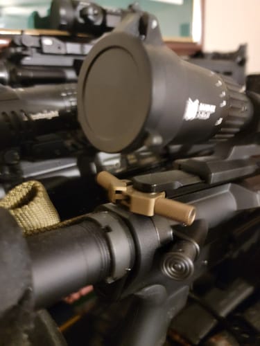 Customer photo review of AR-10 .308 TACTICAL Ambi Tan CHARGING HANDLE ASSEMBLY New Design