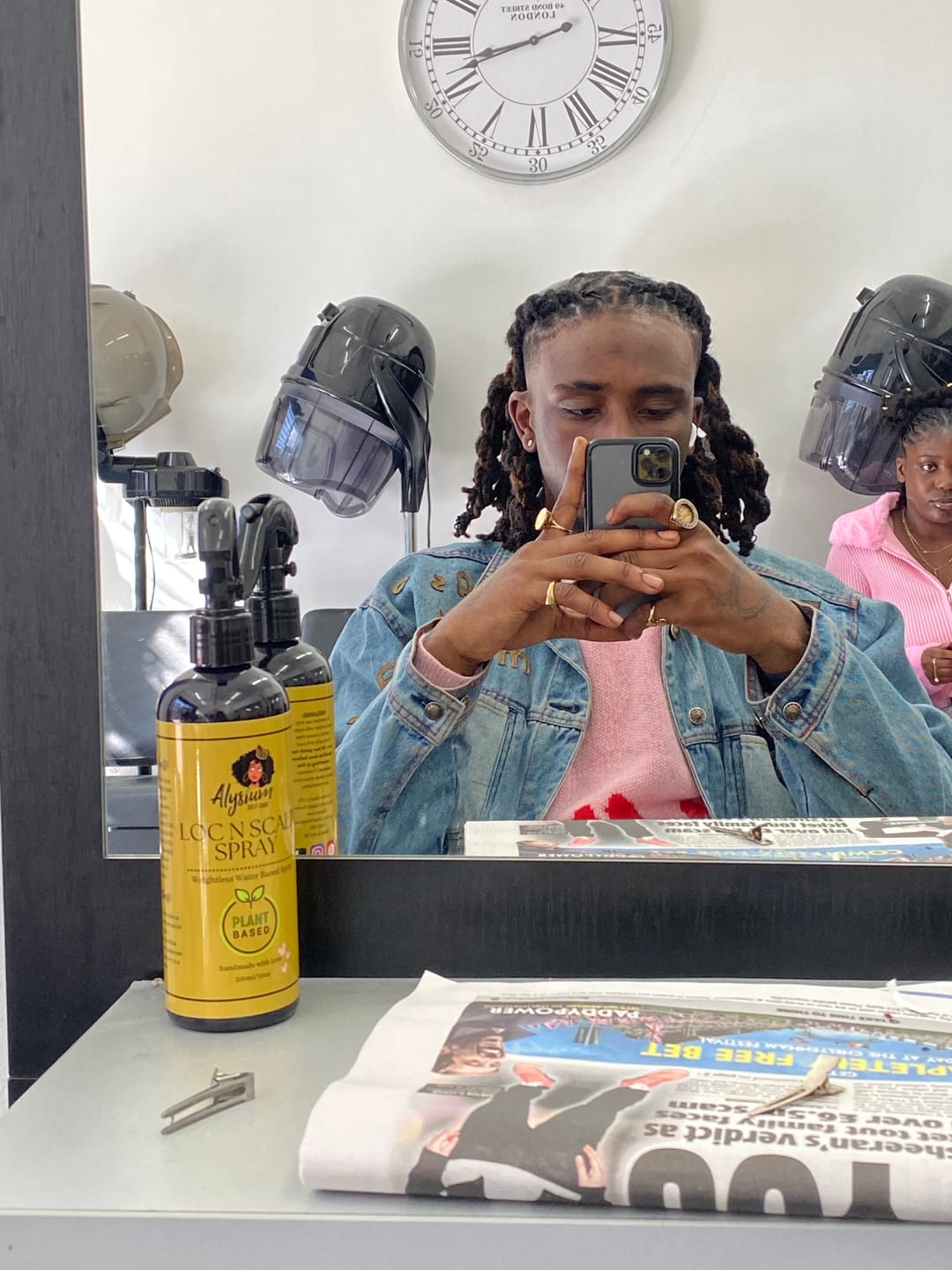 Customer photo review of Plant Based Loc & Scalp spray