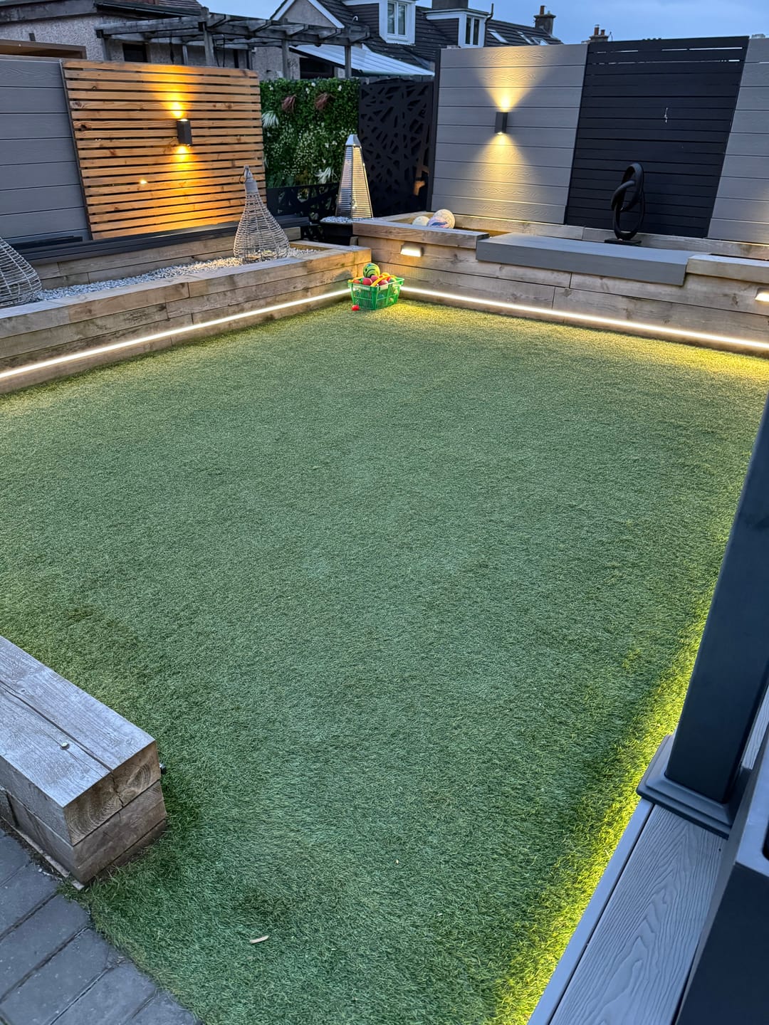 Customer photo review of Bespoke Cut IP67 NEON COB 3000K Warm White / 4000K Cool White Outdoor Top Bend Low Profile Diffuse/Opal Waterproof Sleeve Strip, 24V Constant Voltage