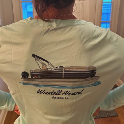 Customer photo review of Custom Digital Boat Artwork