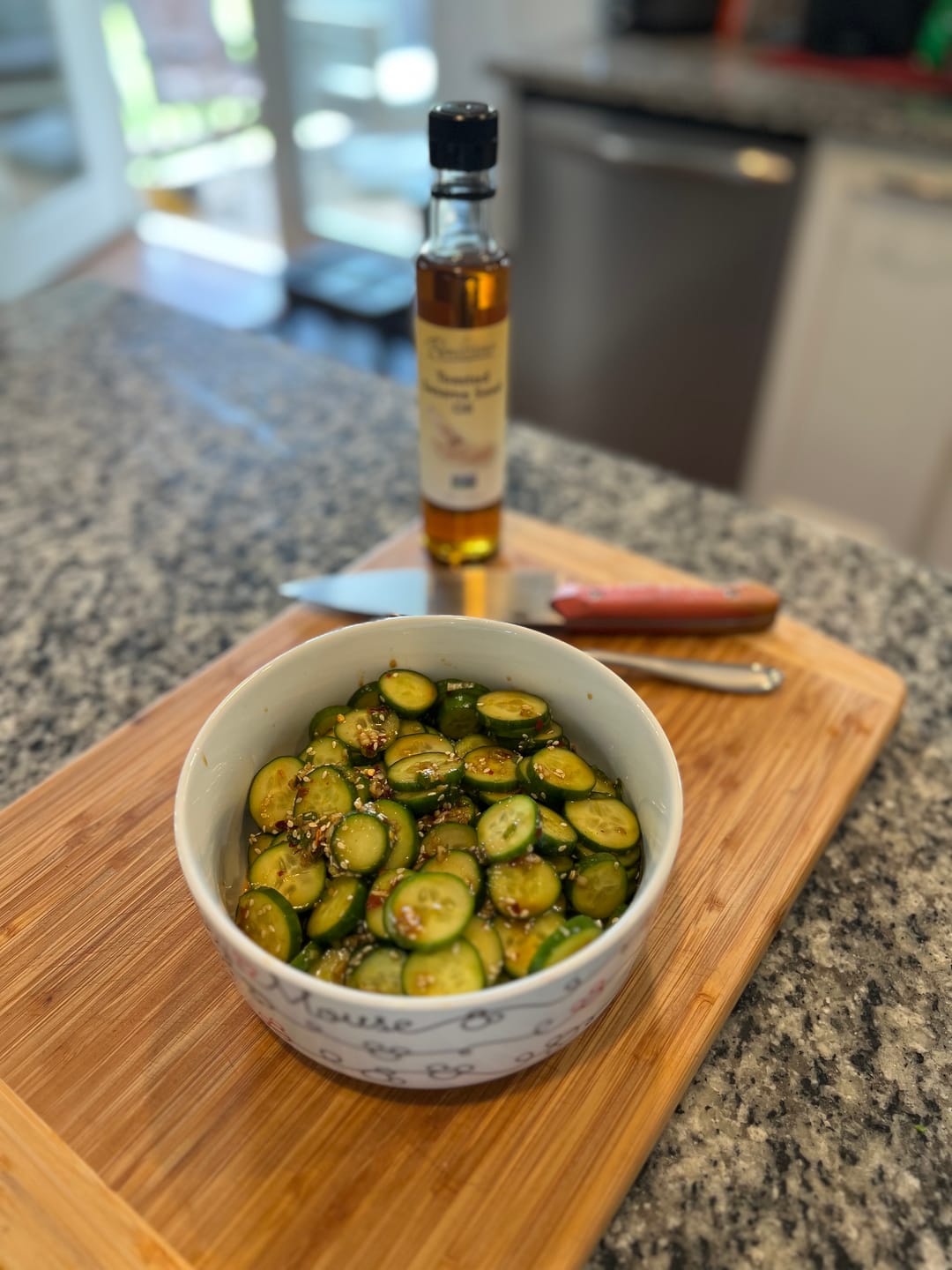 Customer photo review of Non-GMO Toasted Sesame Seed Oil 8.45 oz