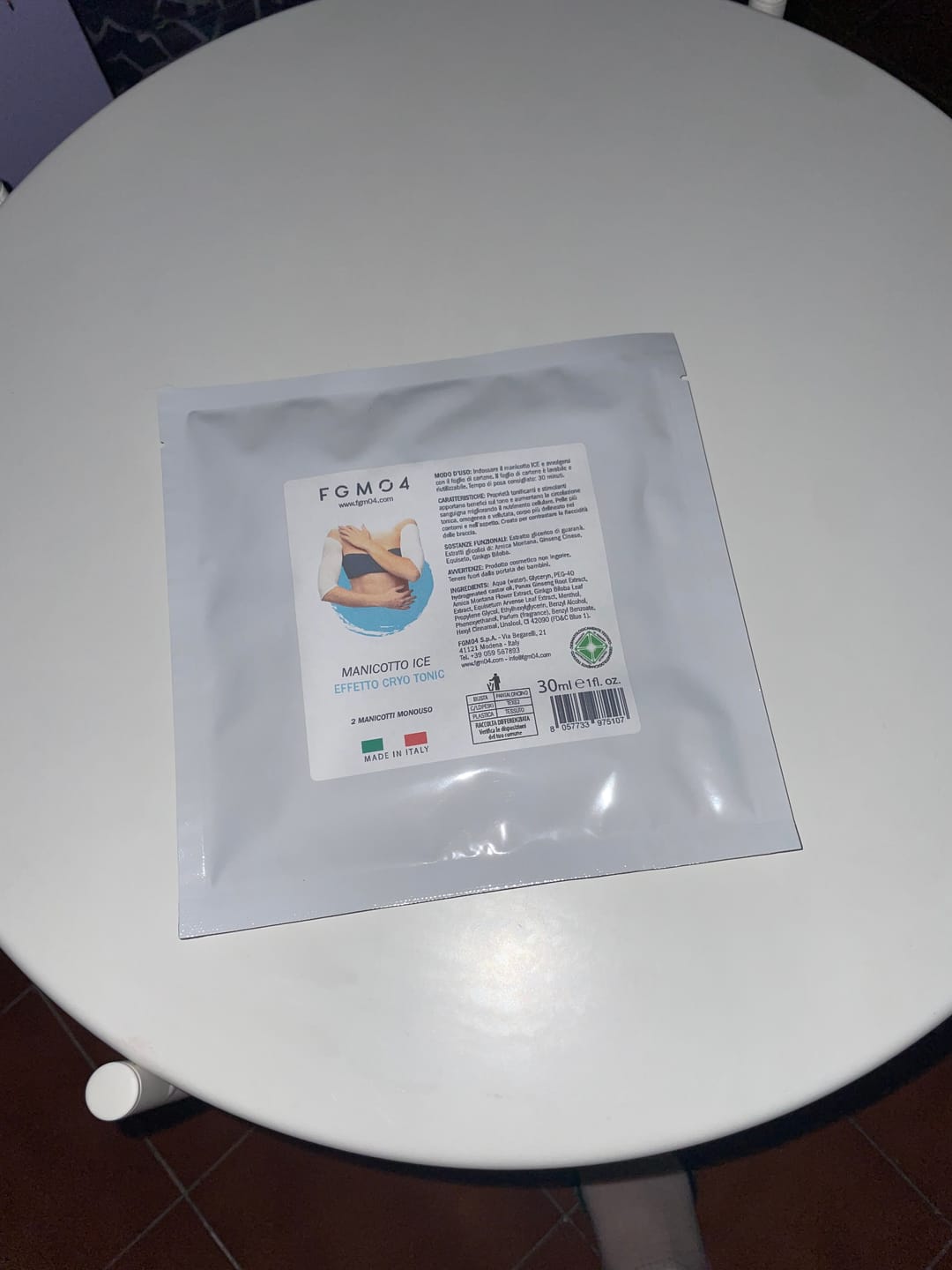 Customer photo review of Kit BRACCIA Manicotti Cosmetici
