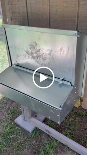 Customer video review of Small (24") Reversible Rollout Nest Box (Up to 20 Hens) - Ready to Ship!
