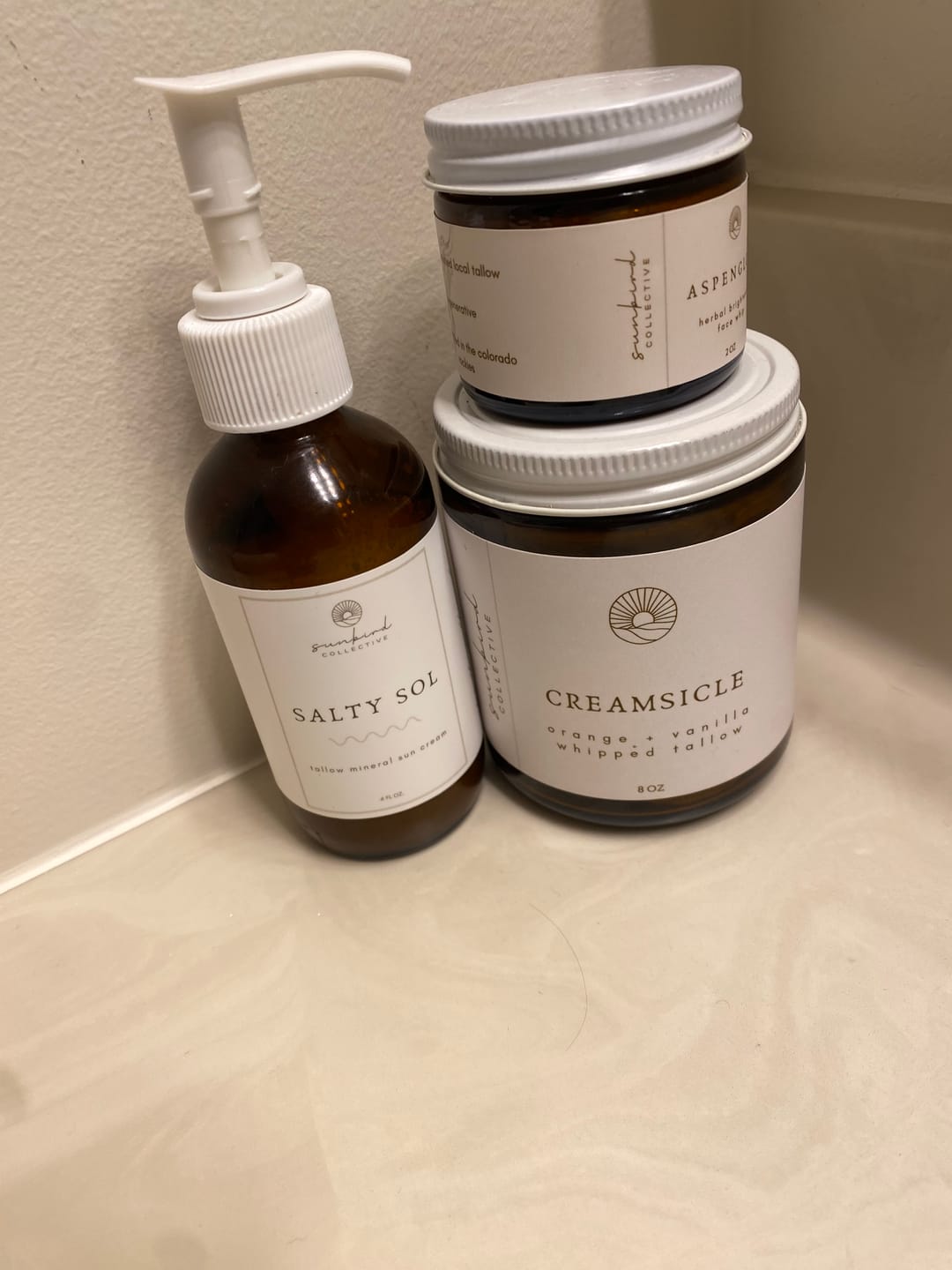Customer photo review of aspenglow / restorative face whip kit