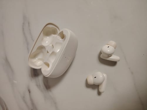 Customer photo review of Audífonos inalámbricos TWS | STF Icon ENC | 10 hrs uso carga rápida blanco