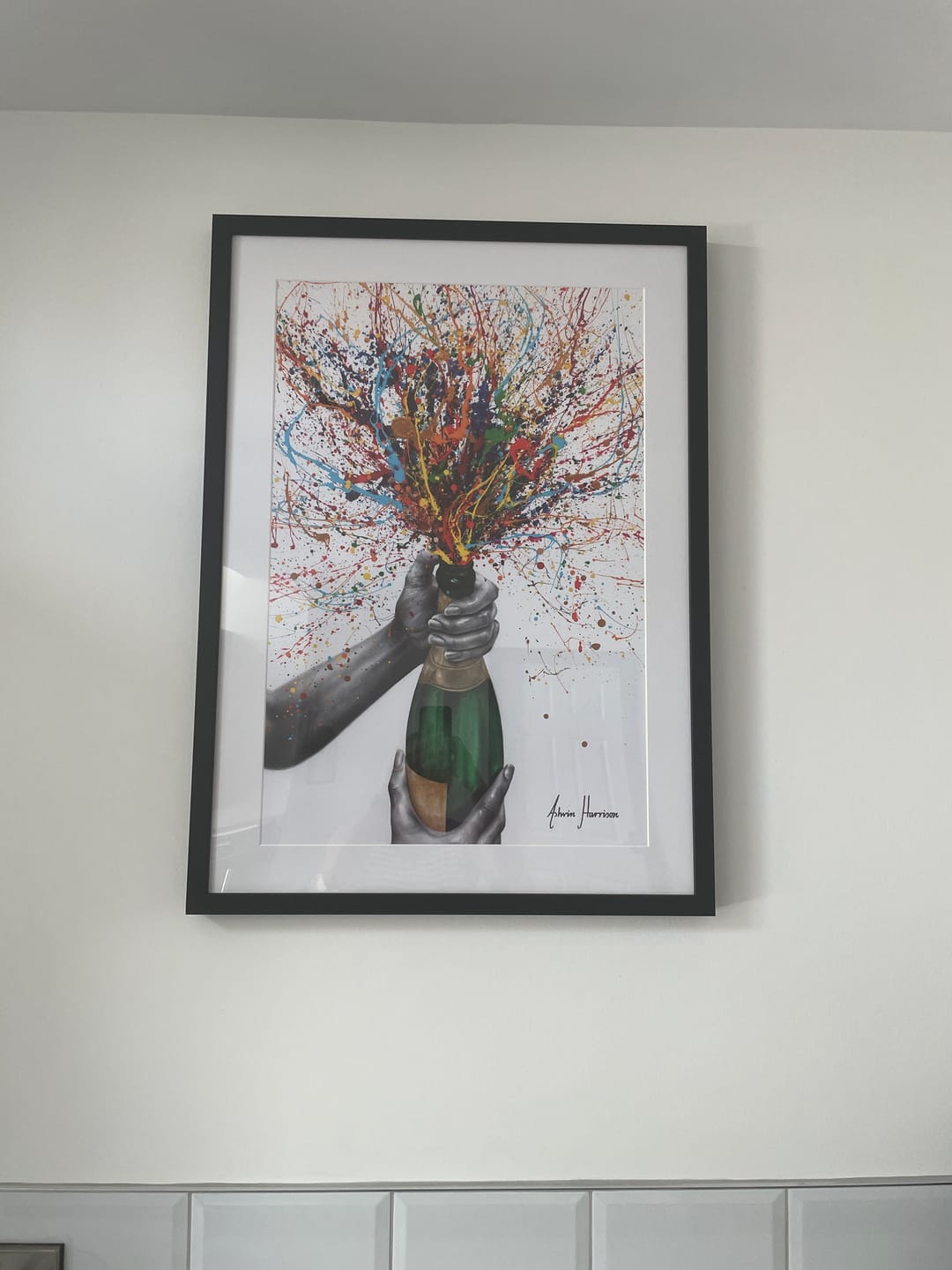 Customer photo review of Bottle Of Nostalgia Framed Art Print