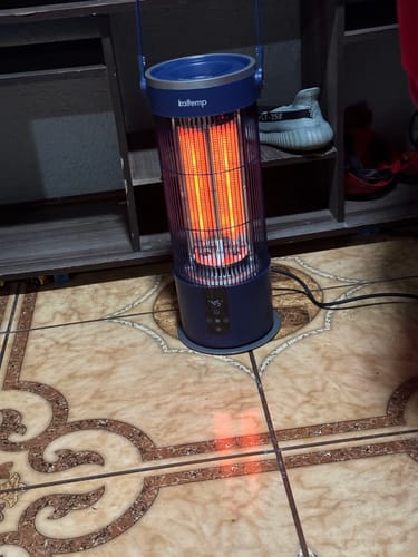 Customer photo review of Estufa Eléctrica Infrarroja Kaltemp S IR STONE AZUL 800W