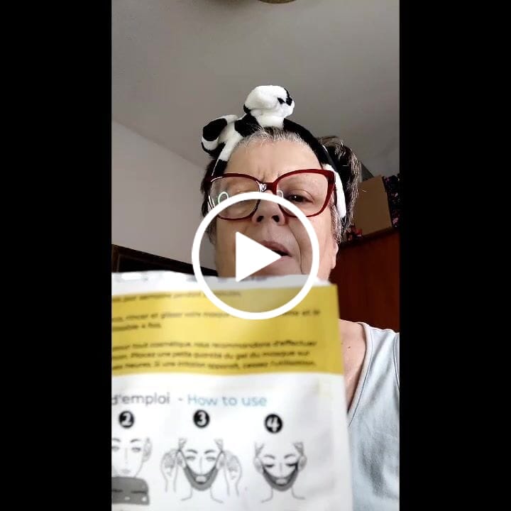 Customer video review of Masque Visage Fontanay™ Lift Raffermissant