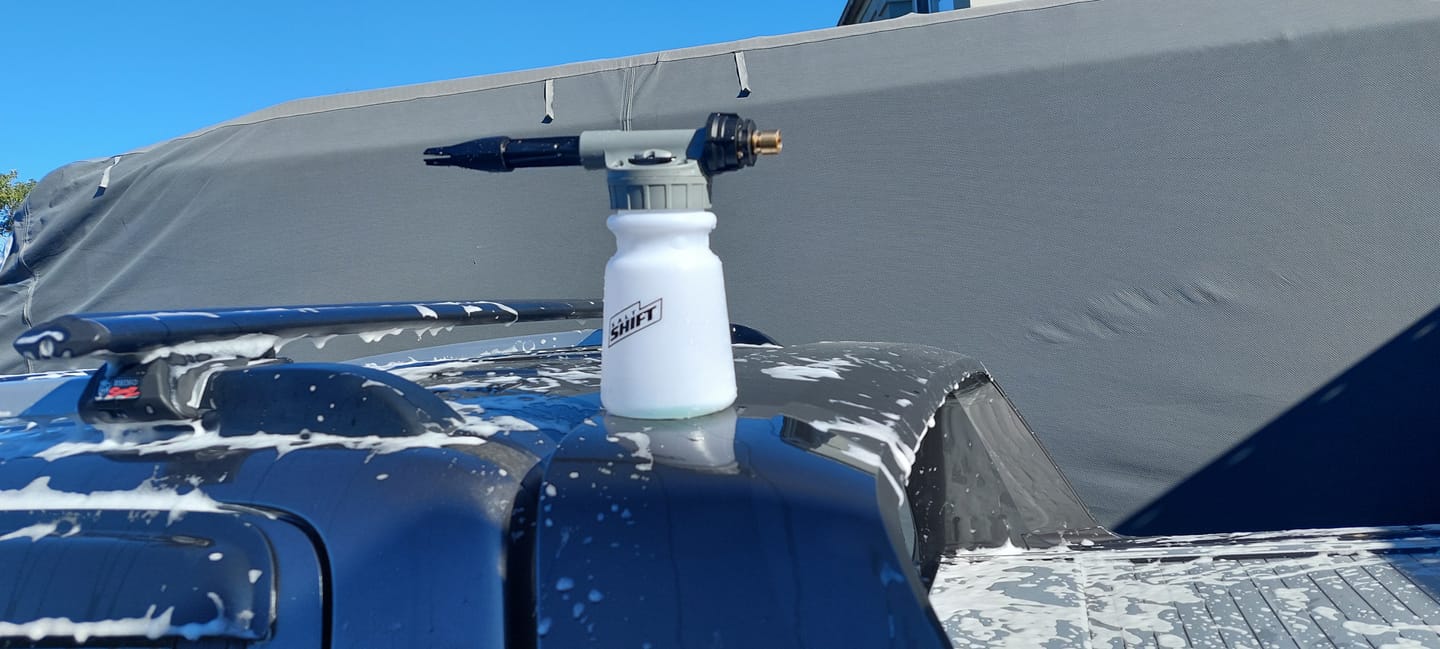 Customer photo review of Salt Shift Snow Foam Gun