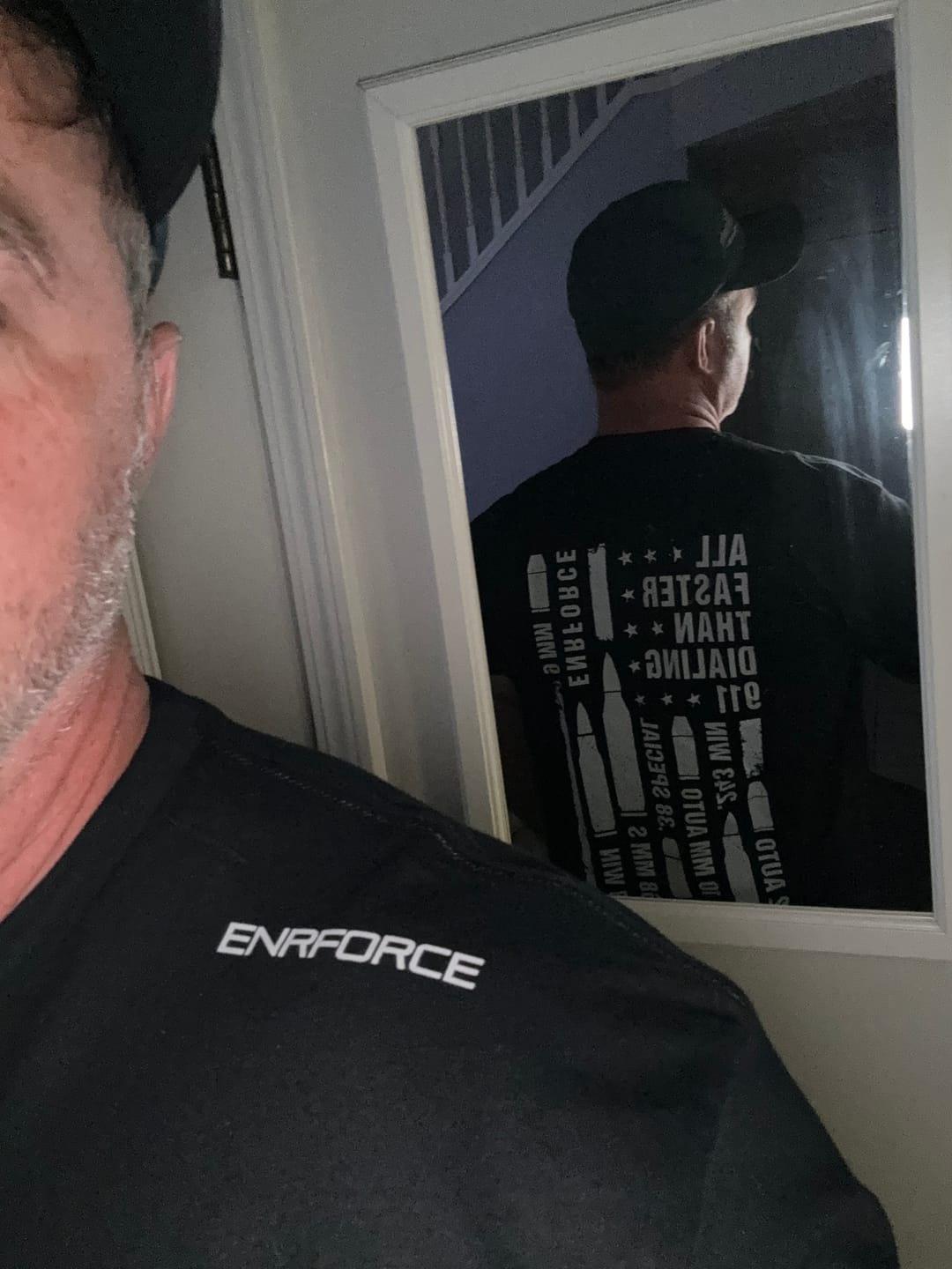 Customer photo review of All Faster Than Dialing 911 Tee