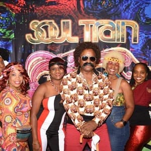 Customer photo review of Soul Train Photo Backdrops Backgrounds and Banners