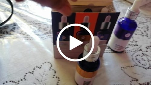 Customer video review of Kit Facial Con 3 Serums Acido Hialurónico, Retinol, Vit C