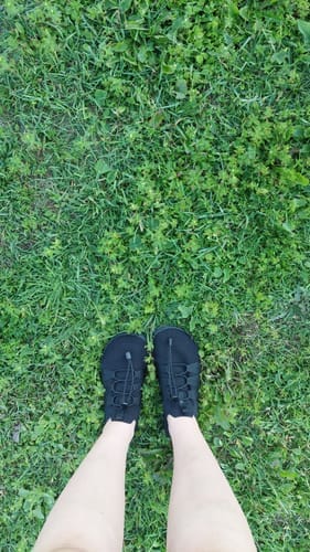 Customer photo review of Vaistoa Riemu | Knitted Barefoot Slip-ons