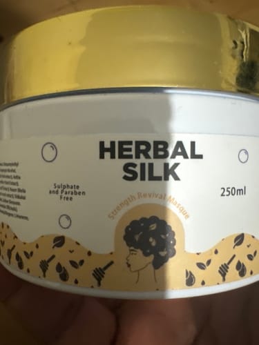 Customer photo review of Herbal Silk - Strength Revival Mask