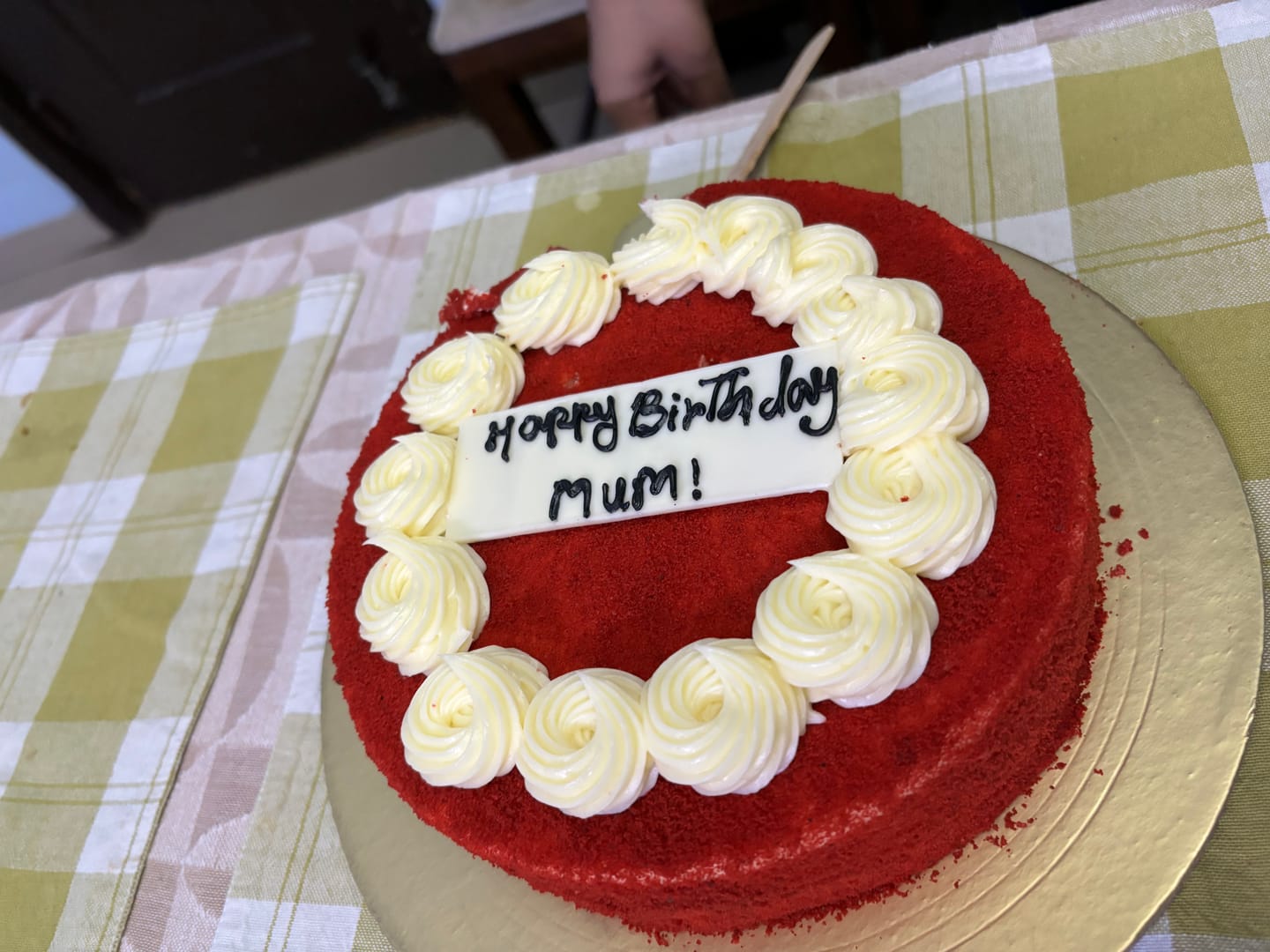 Customer photo review of Red Velvet