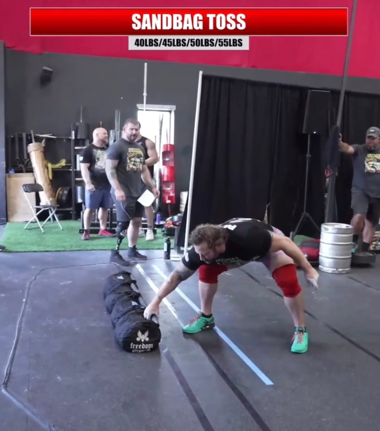 Customer photo review of Strongman throwing bags