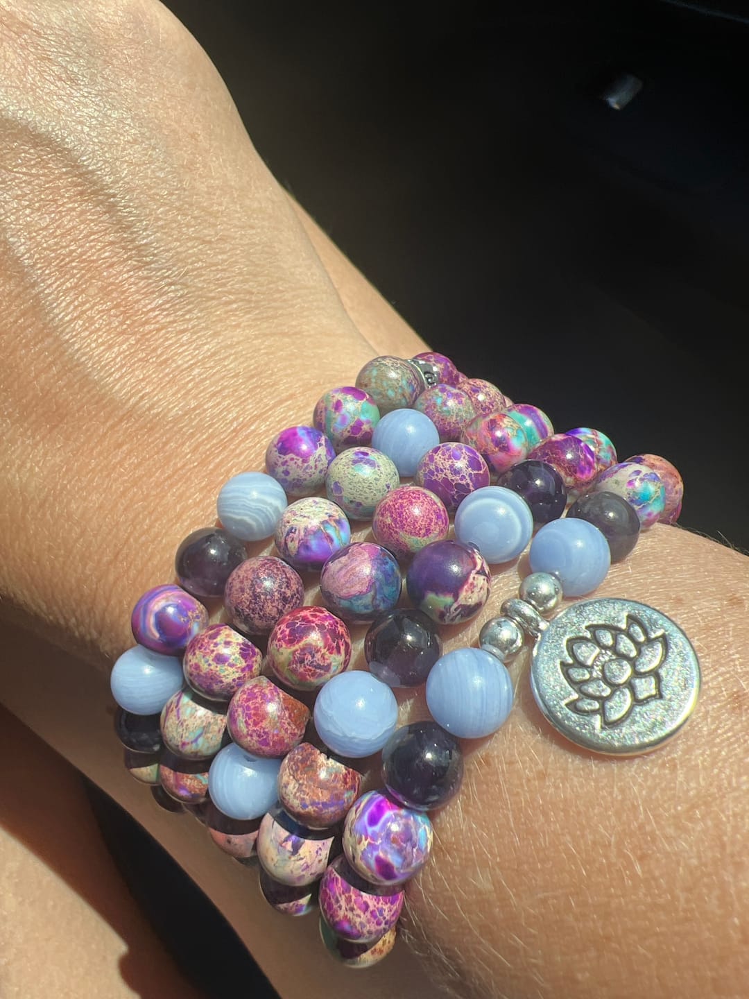 Customer photo review of Lilia Jaspis - Mala Kette