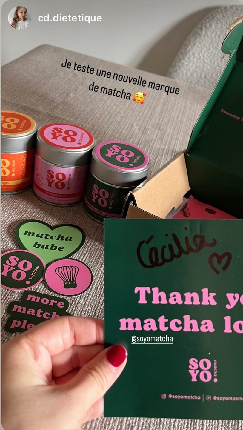 Customer photo review of Matcha Premium Cérémonial grade 🍵