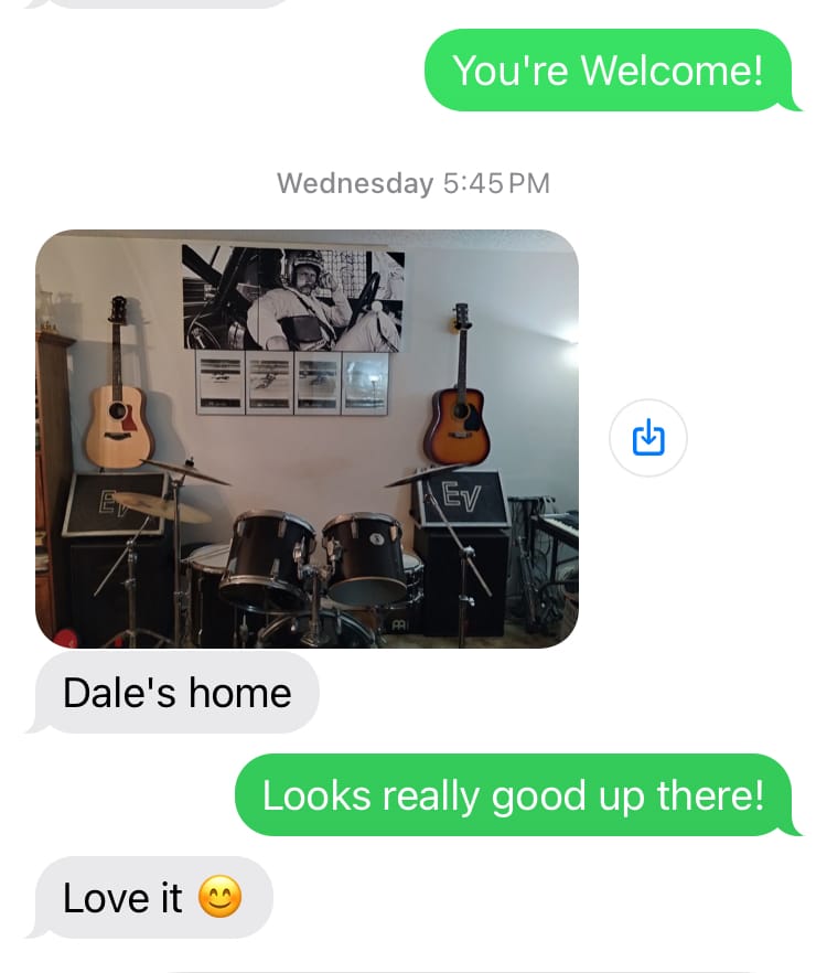 Customer photo review of Dale Earnhardt Wall Art