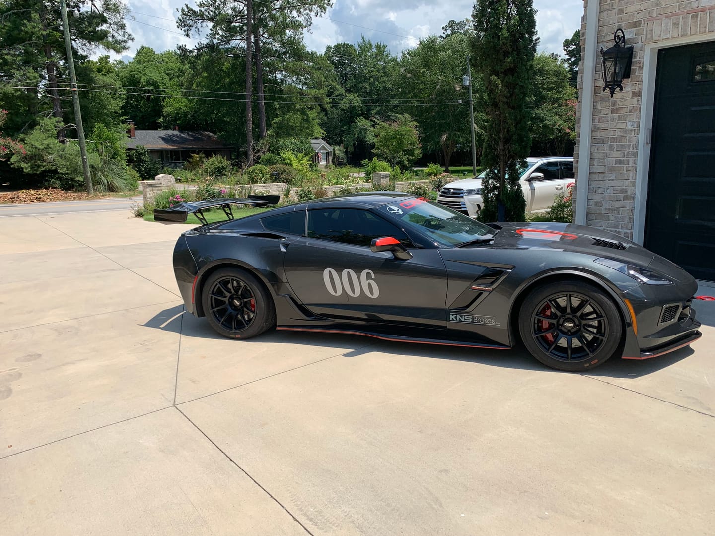 Customer photo review of Corvette C7 ZR1 ZTK Conversion Rear Spoiler High Wing