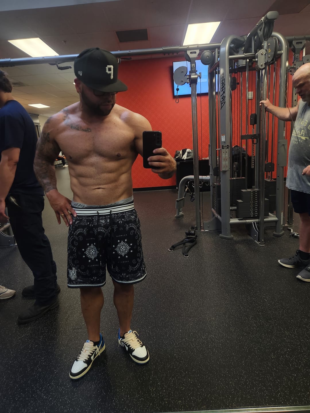 Customer photo review of 132 Infamous Bandana Shorts