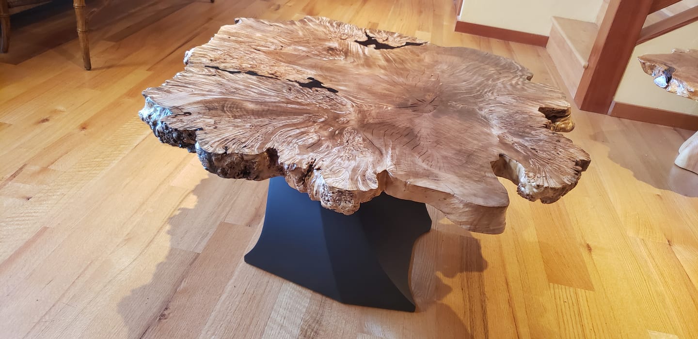 Customer photo review of Coffee Table Base 121B Tulipe 16H Metal Elegant Furniture
