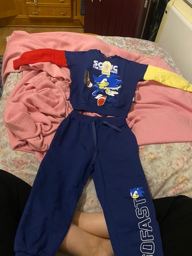 Customer photo review of Sonic Boyبيجاما اولادي ديزني كم طويل *بنطلون