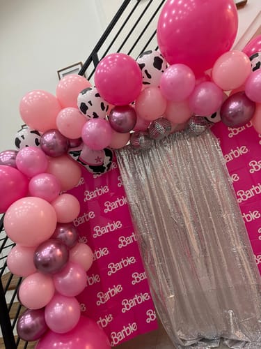 Customer photo review of Rhinestone Cowgirl Balloon Garland Kit