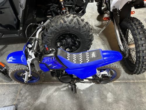 Customer photo review of Custom Seat Cover: 1981-2024 PW50