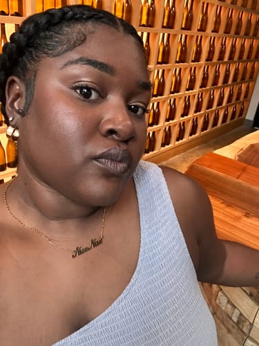 Customer photo review of Personalized Name Necklace