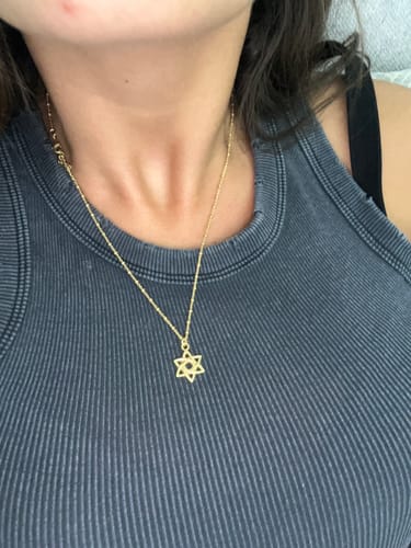 Customer photo review of שרשרת מנדלה מגן דוד