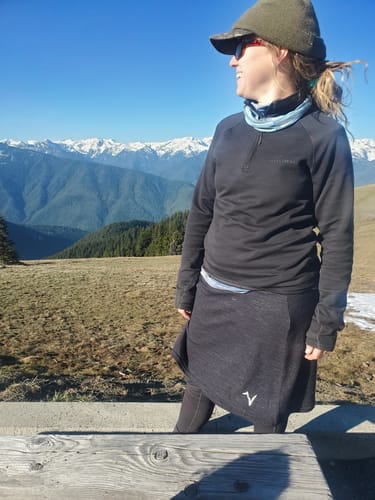 Customer photo review of Women's Expedition 1/4 Zip Top