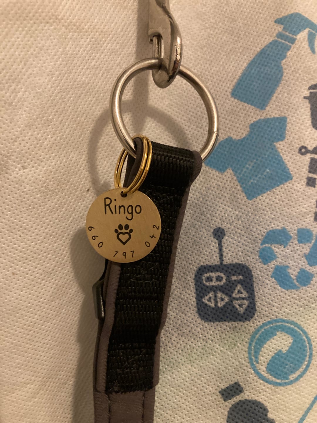 Customer photo review of DARMOWA Mosiężna adresówka z grawerem