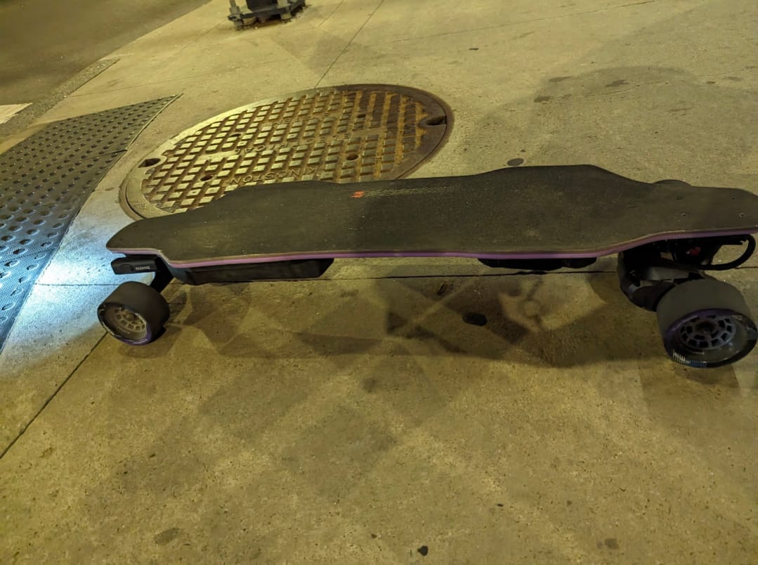 Customer photo review of Backfire Cannon II Electric Skateboard Lights