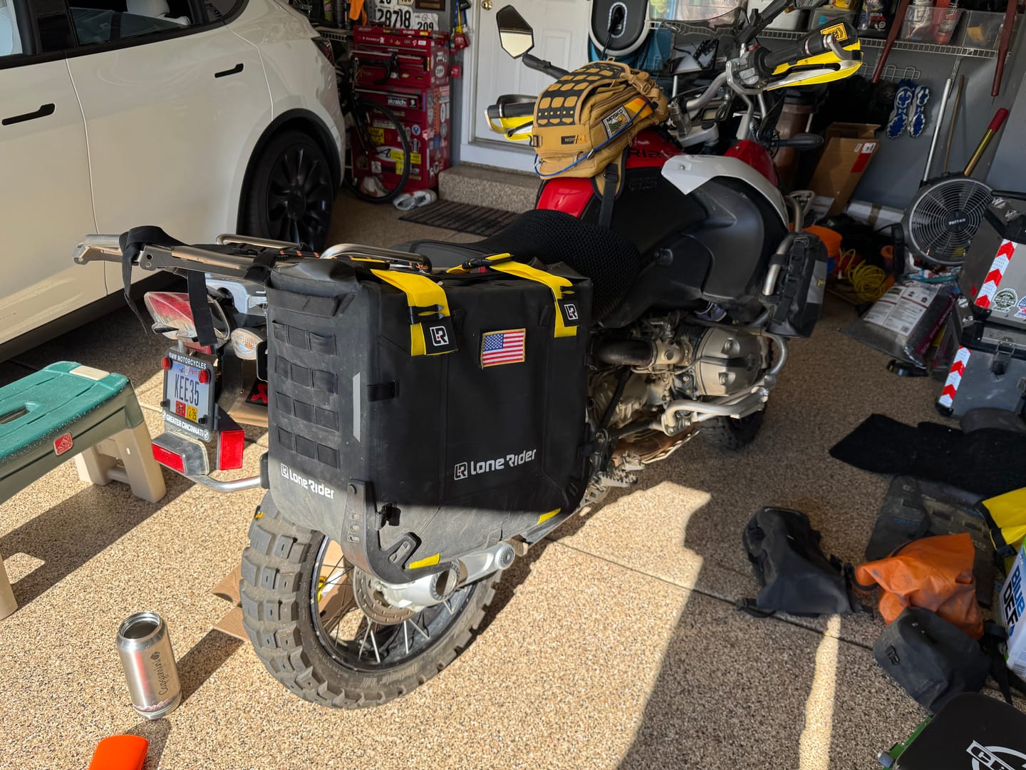 Customer photo review of Color Straps for MotoBags