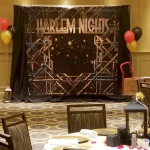 Customer photo review of Harlem Nights Party On Photo Backdrop