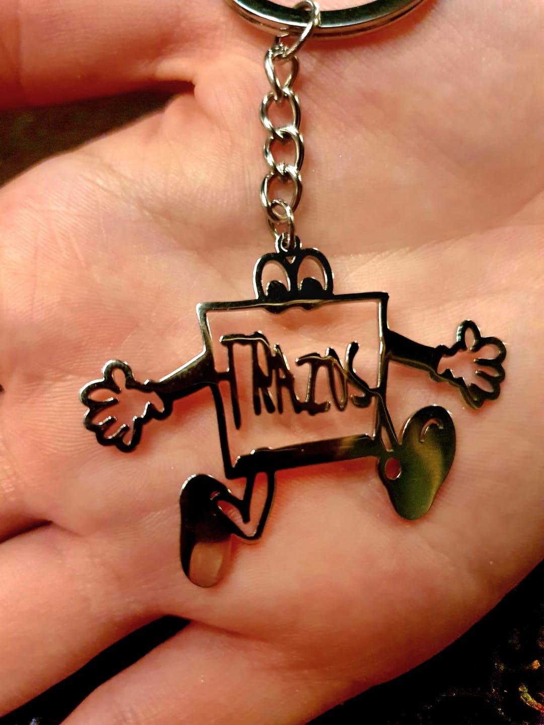 Customer photo review of LOANYA Dibujo infantil personal como Collar o Colgante en oro