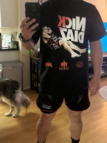 Customer photo review of Choose Your Fighter "Classic" Tee in Black