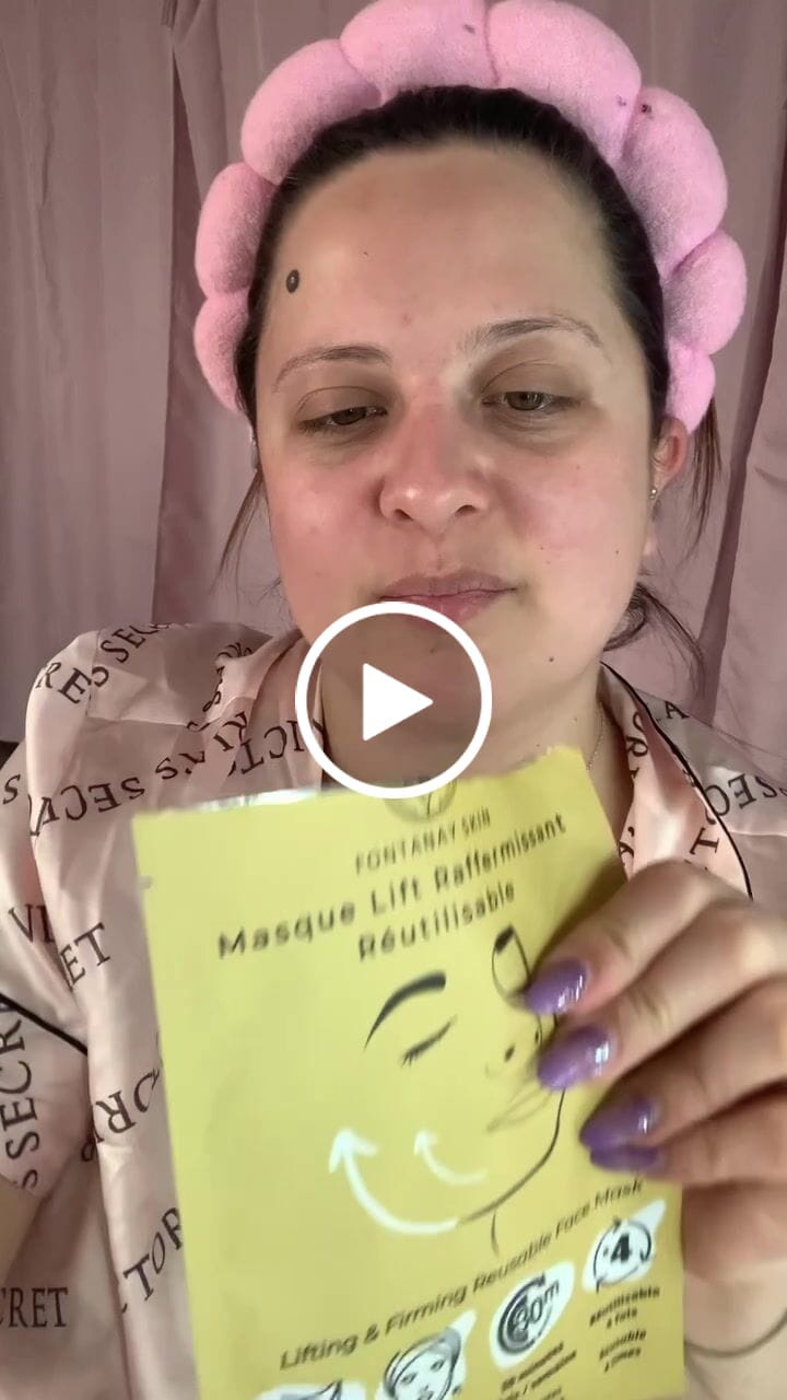 Customer video review of Masque Visage Fontanay™ Lift Raffermissant